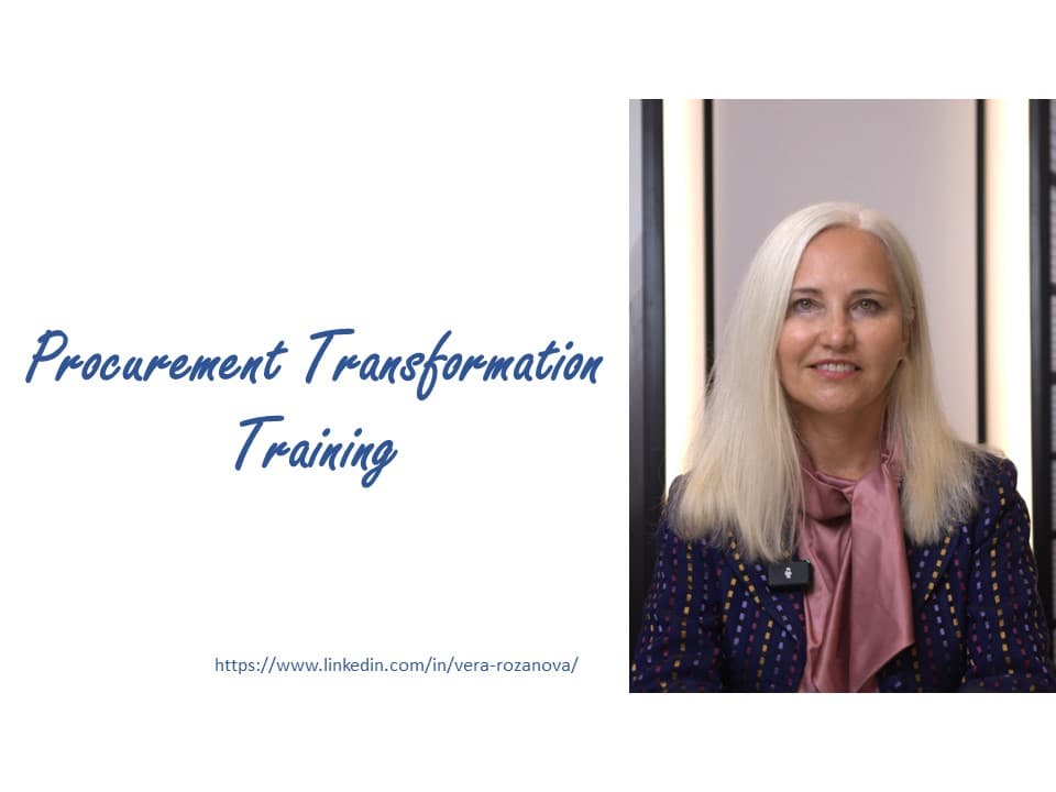 Procurement Transformation Training Programme