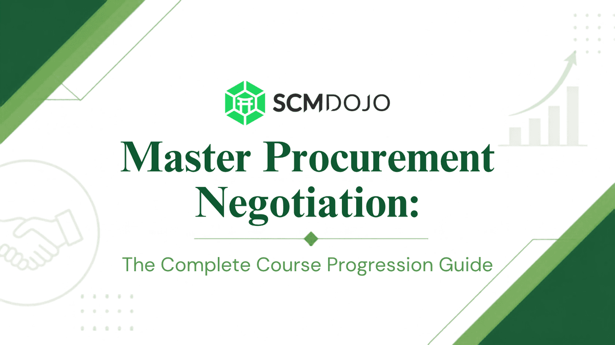 Master Procurement Negotiation: The Complete Course Progression Guide