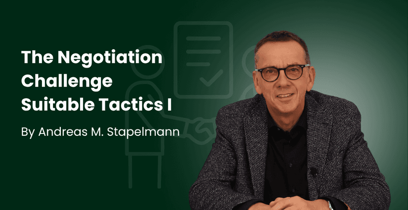 Tactics for Negotiation in Procurement Course 5: Suitable Tactics I