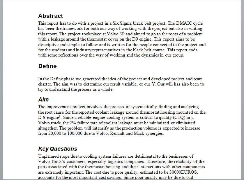 Six Sigma project bundle documents laid out showing all four certification resource files included