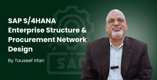 SAP S/4HANA Enterprise Structure & Procurement Network Design