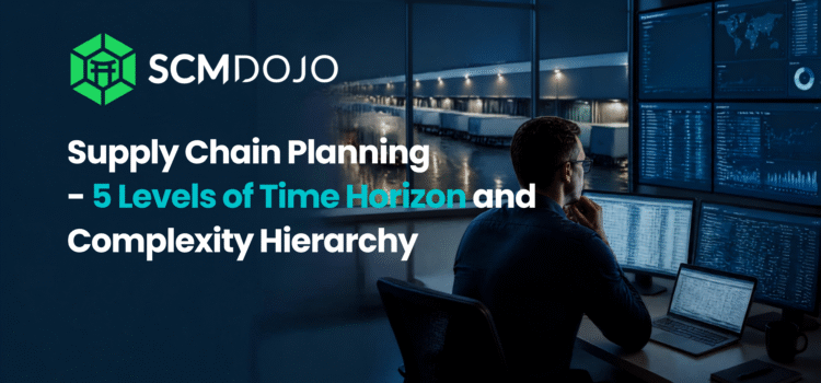 Supply Chain Planning – 5 Levels of Time Horizon and Complexity Hierarchy