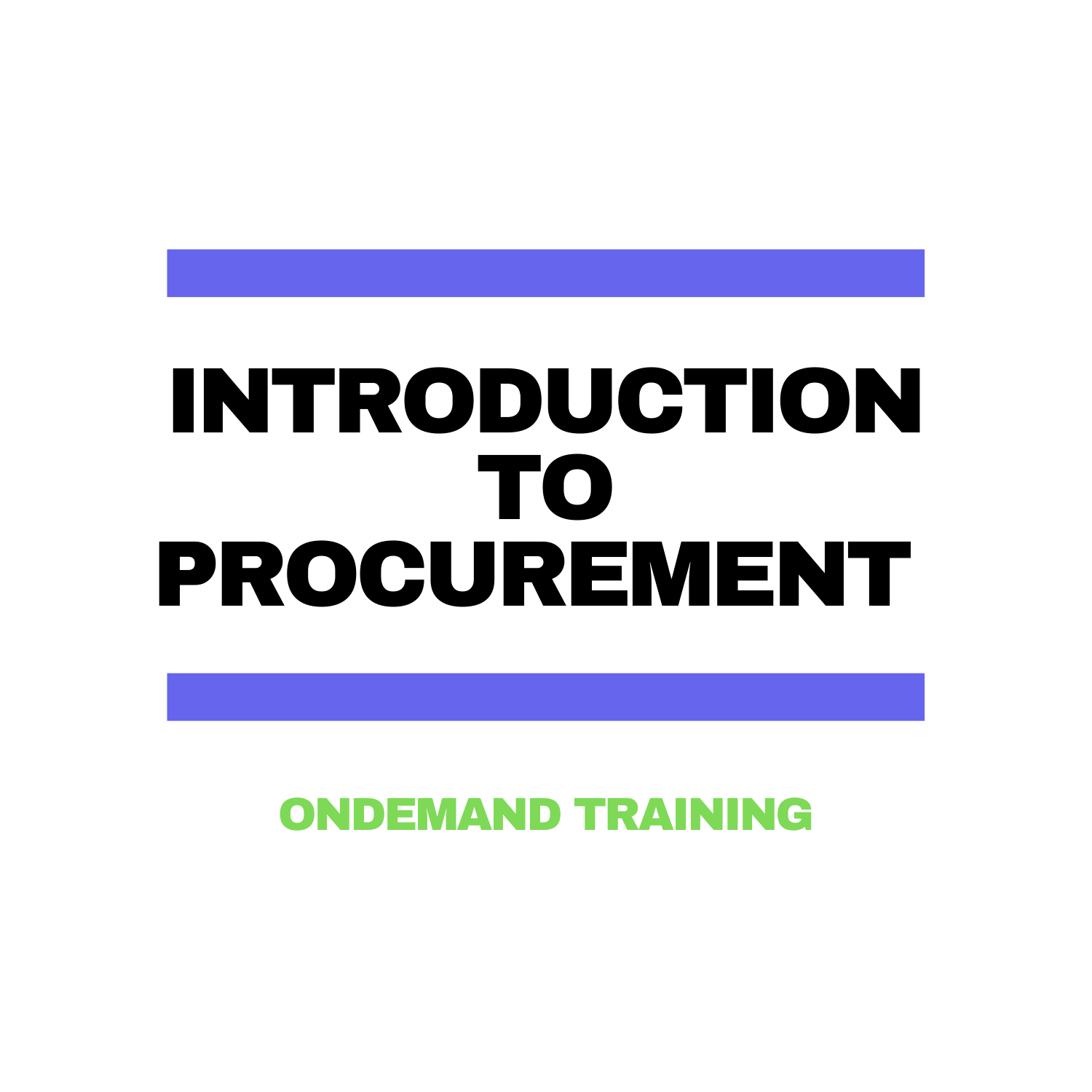 Introduction to Procurement