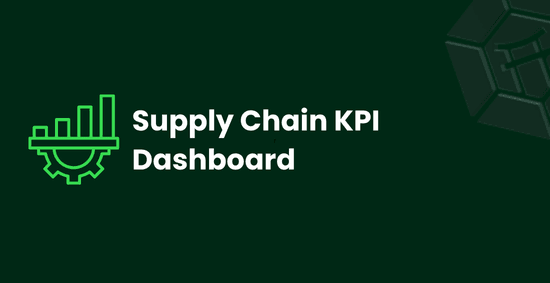 Supply Chain KPI Dashboard Excel Template