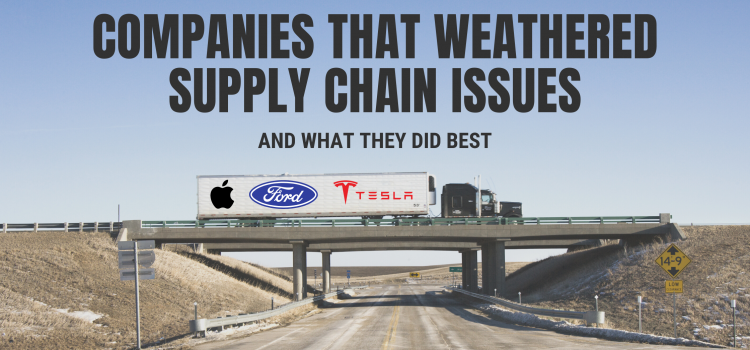 Companies That Weathered Supply Chain Issues, and What They Did Best
