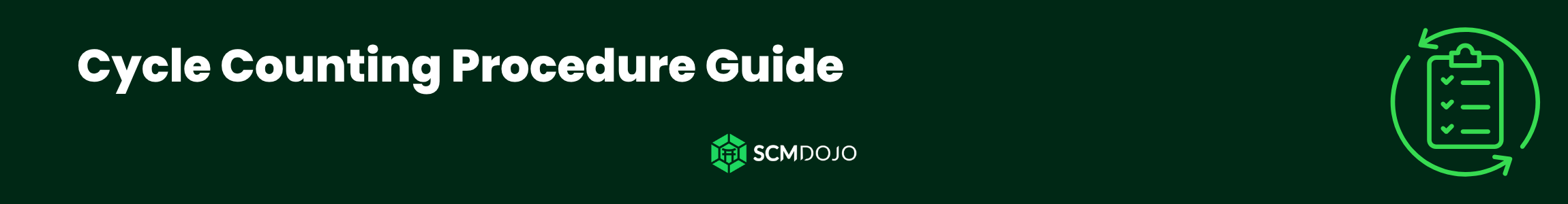 Cycle Counting Procedure Guide