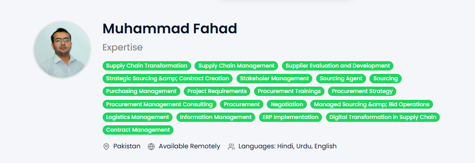 sourcing agent