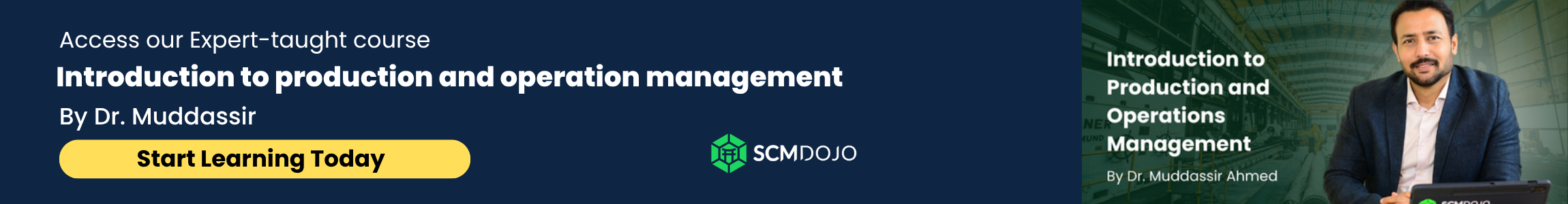 You can learn more about the Efficiencies in Production and Operation by our comprehensive course Introduction to Production and Operations Management