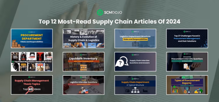 Top 12 Most-Read Supply Chain Articles Of SCMDOJO 2024
