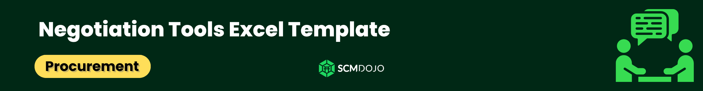 Negotiation Tools Excel Template