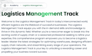 Logistics Management Track
