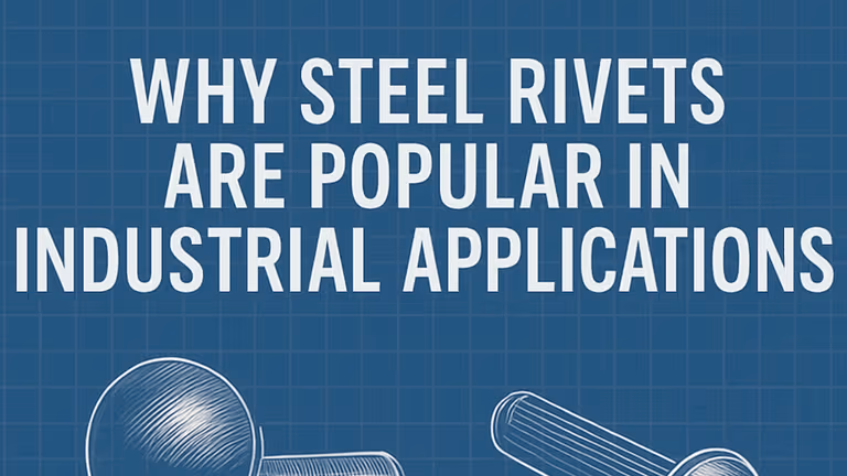 Why Steel Rivets Are Popular In Industrial Applications