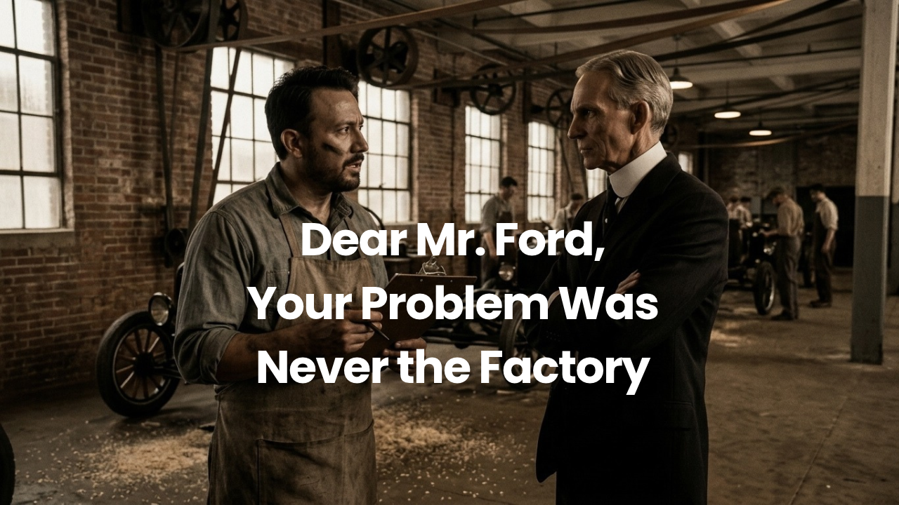Dear Mr. Ford, Your Problem Was Never the Factory